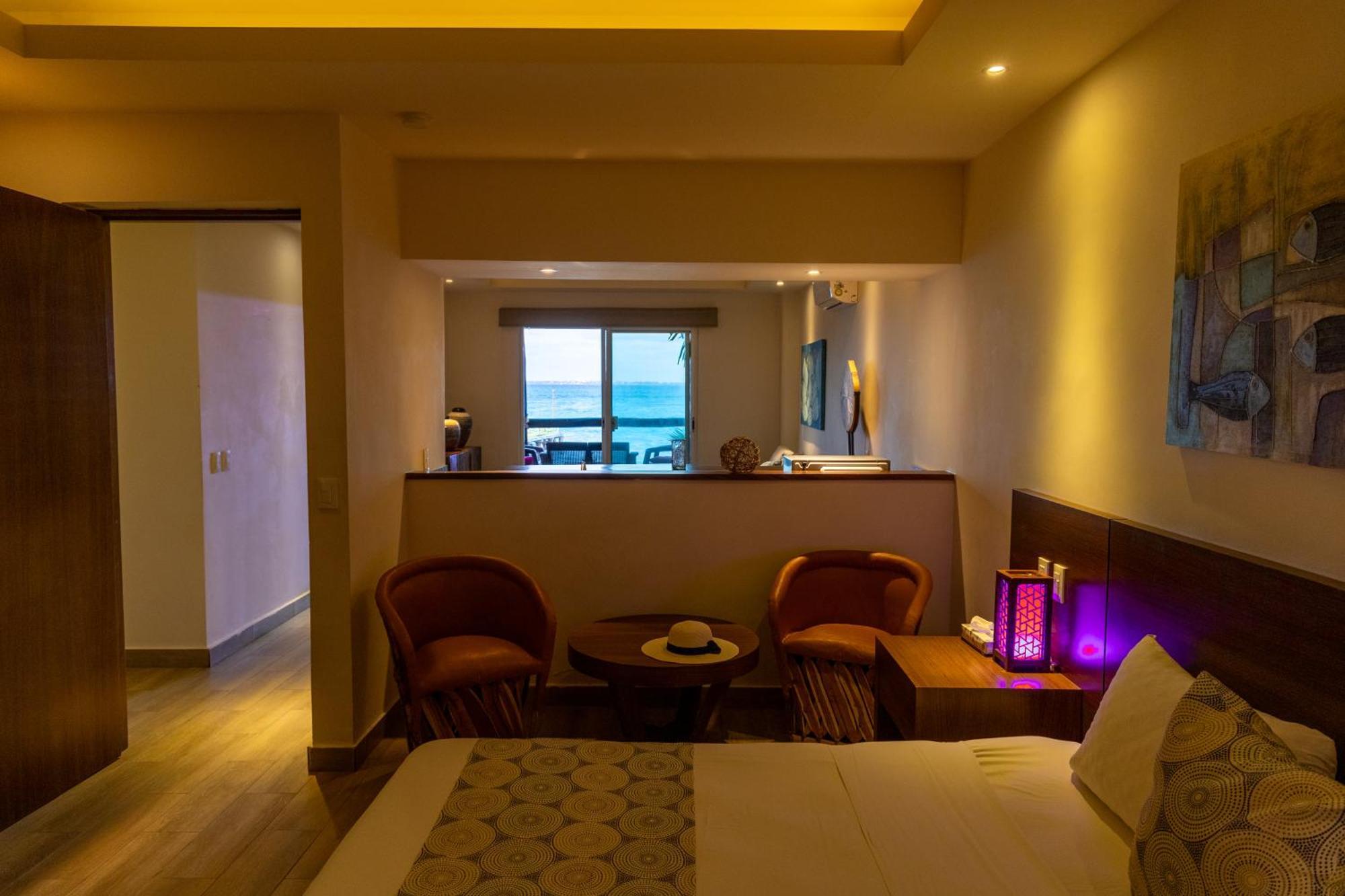 La Palma Beachfront Hotel Boutique - Self Check In Cancún Zimmer foto